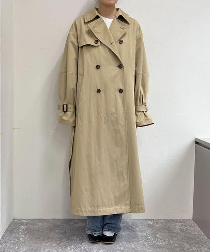 【每次即售罄的人氣單品】袖子蓬鬆設計風衣