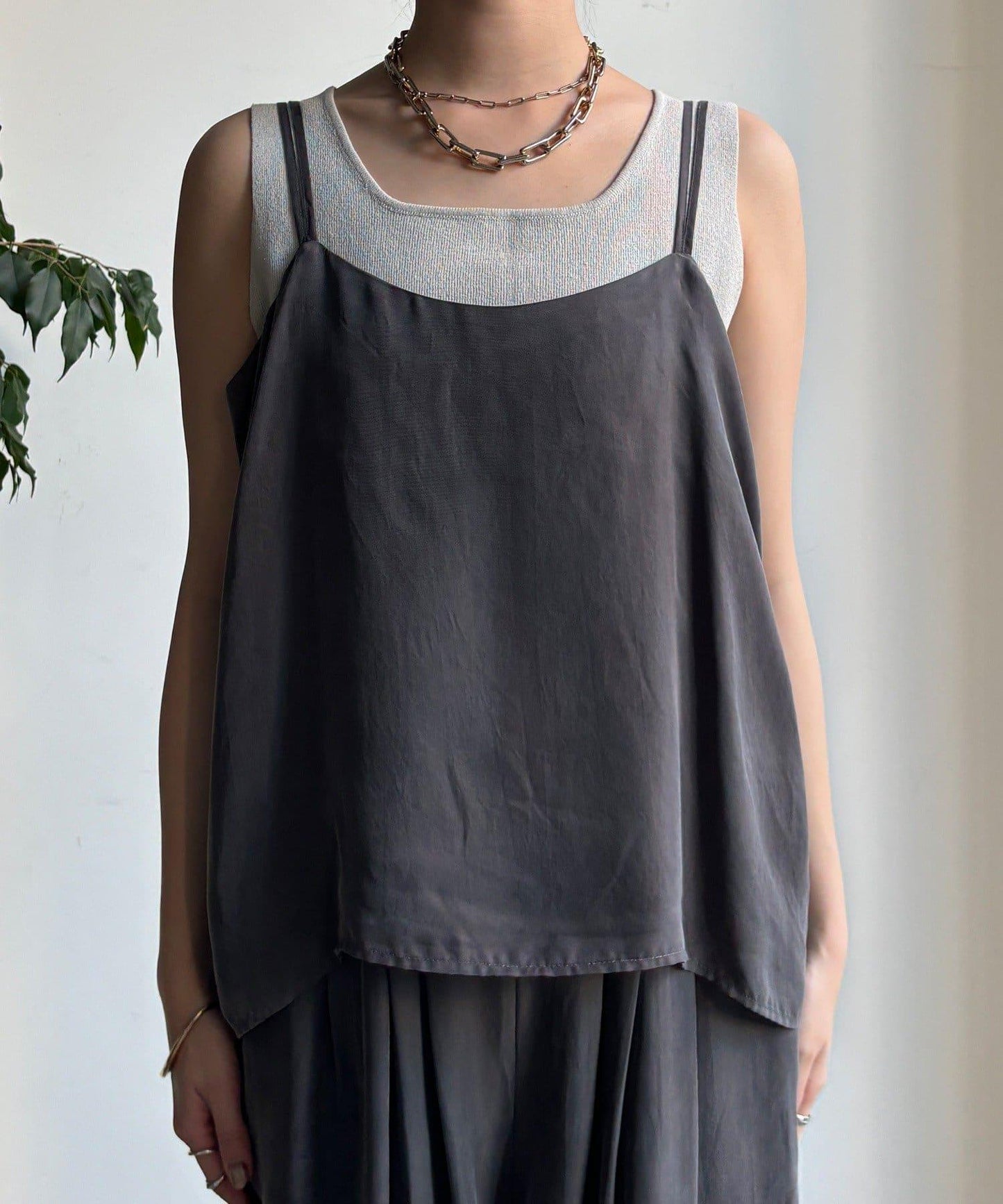 【套裝可搭配】醋酸人造絲吊帶背心