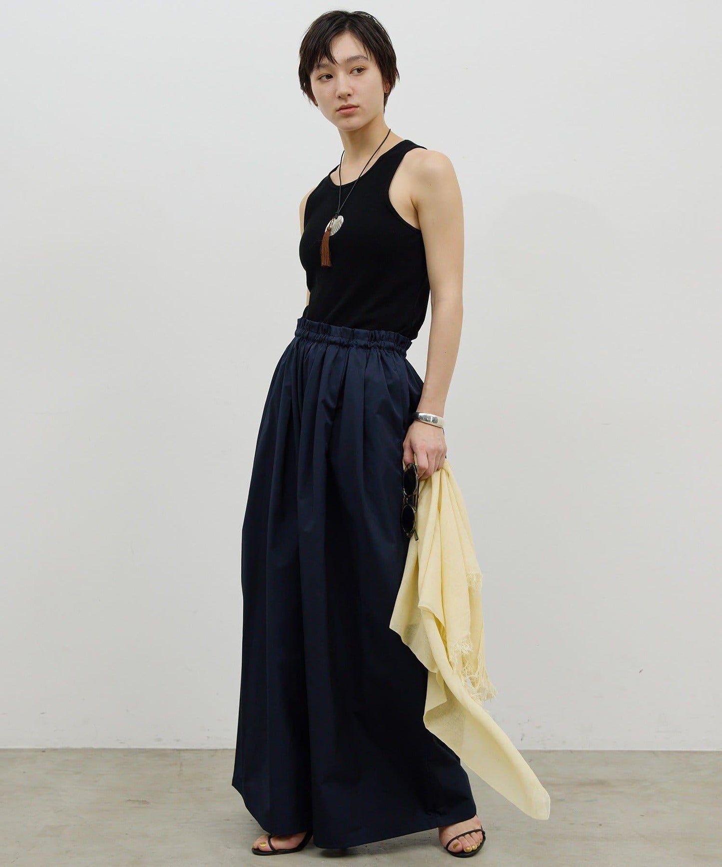 【前後兩穿】高捻彈力羅紋背心