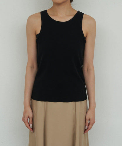 【前後兩穿】高捻彈力羅紋背心