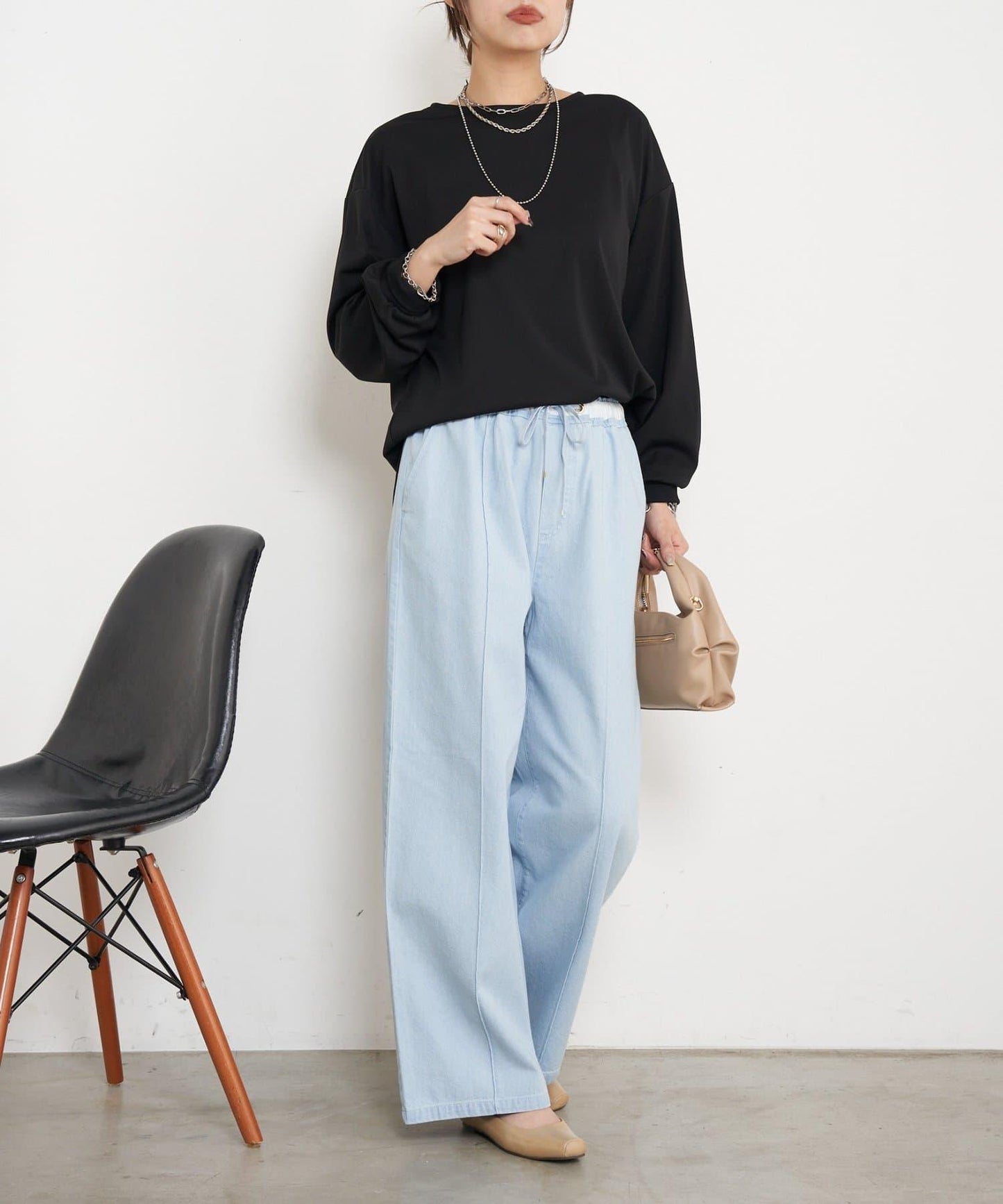 【長款 】絲光襯衫