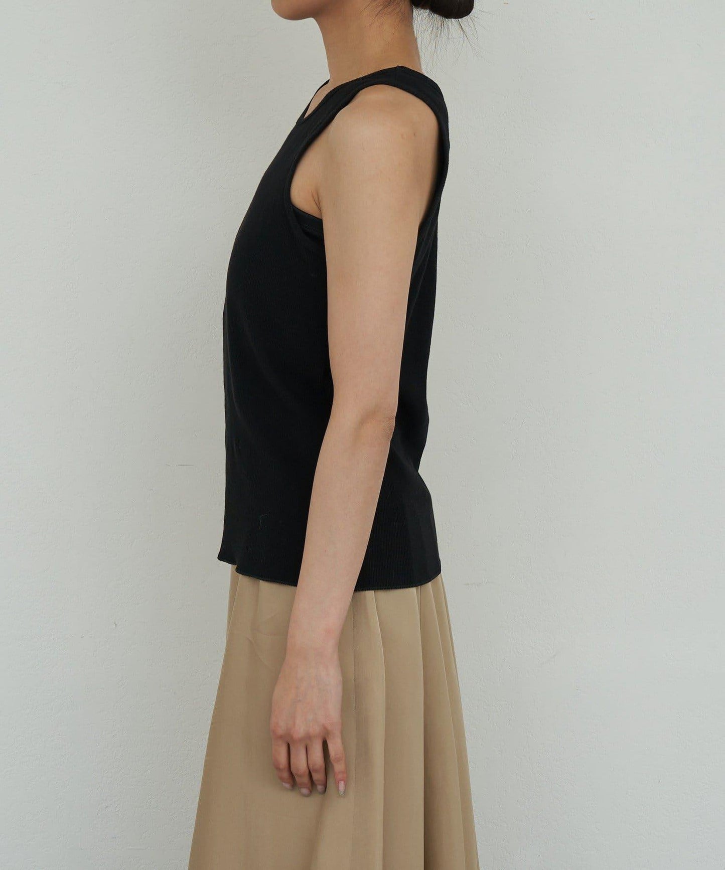 【前後兩穿】高捻彈力羅紋背心