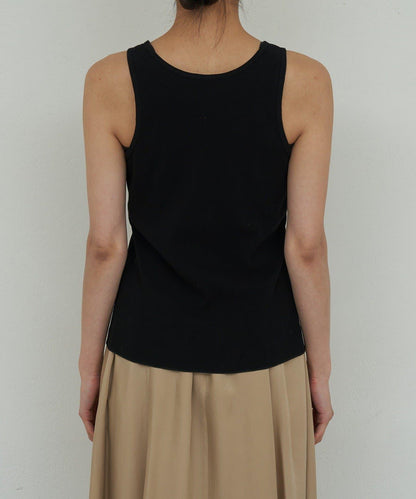 【前後兩穿】高捻彈力羅紋背心