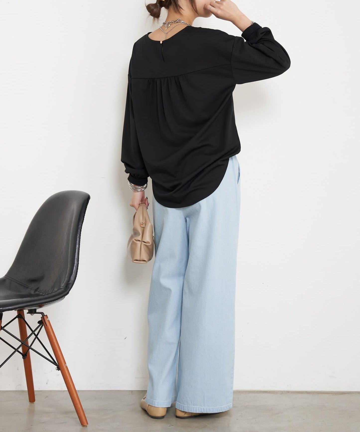 【長款 】絲光襯衫