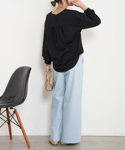 【長款 】絲光襯衫