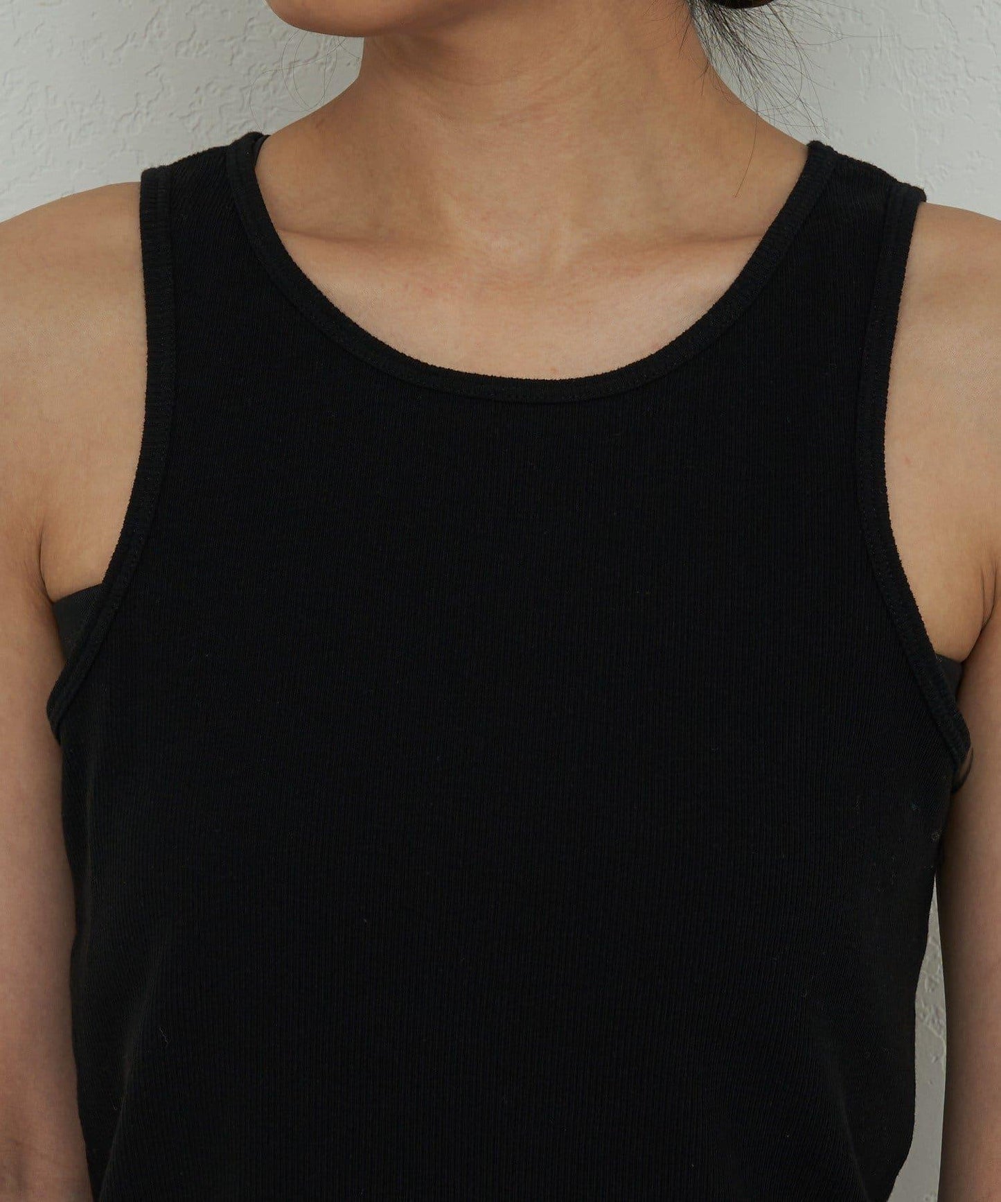 【前後兩穿】高捻彈力羅紋背心