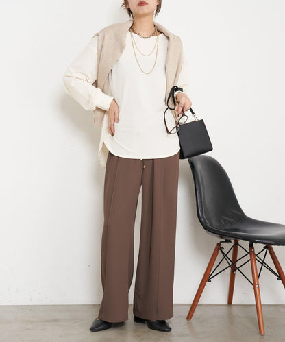 【長款 】絲光襯衫