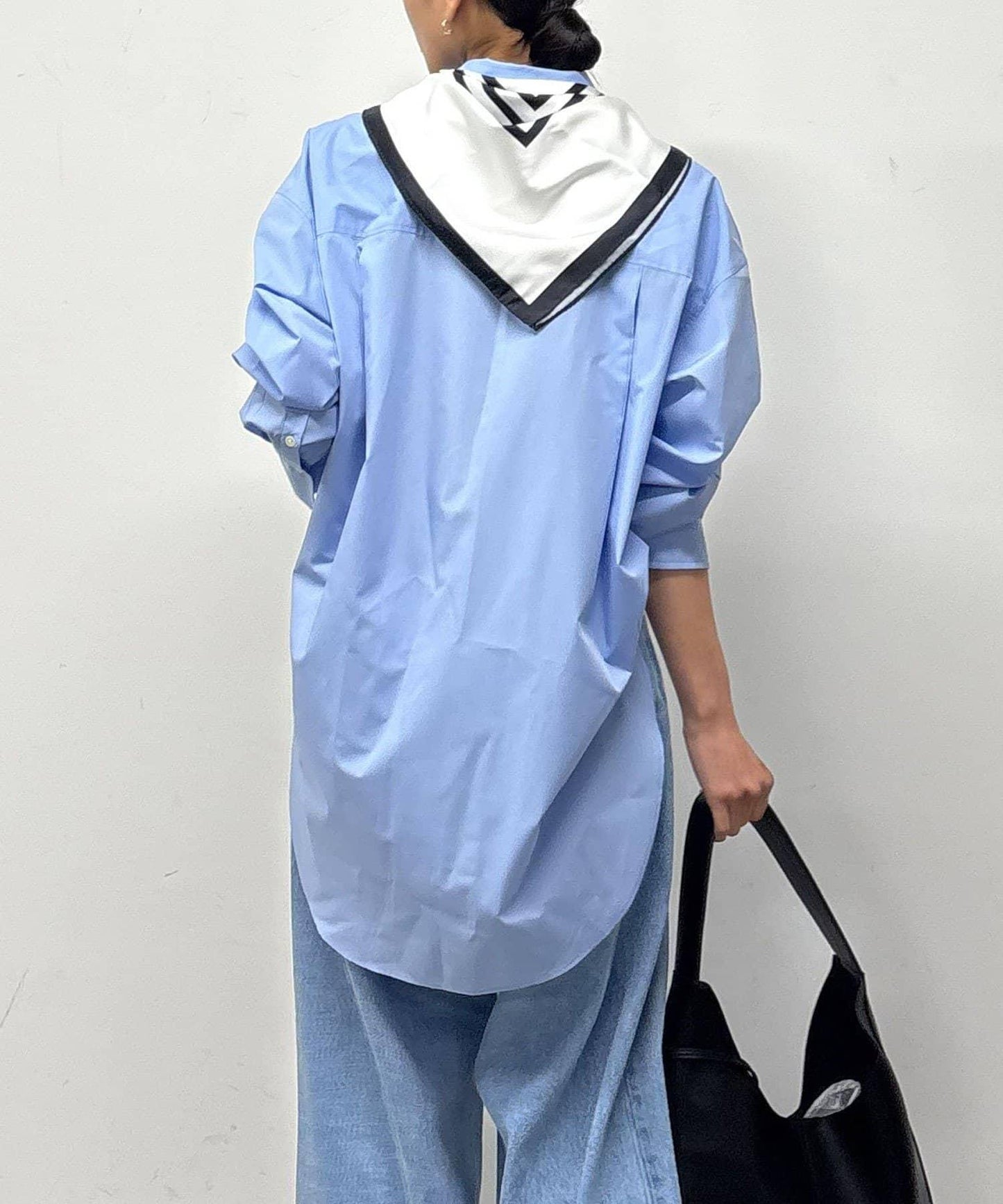 【MANAKA聯名】條紋襯衫絲巾套裝