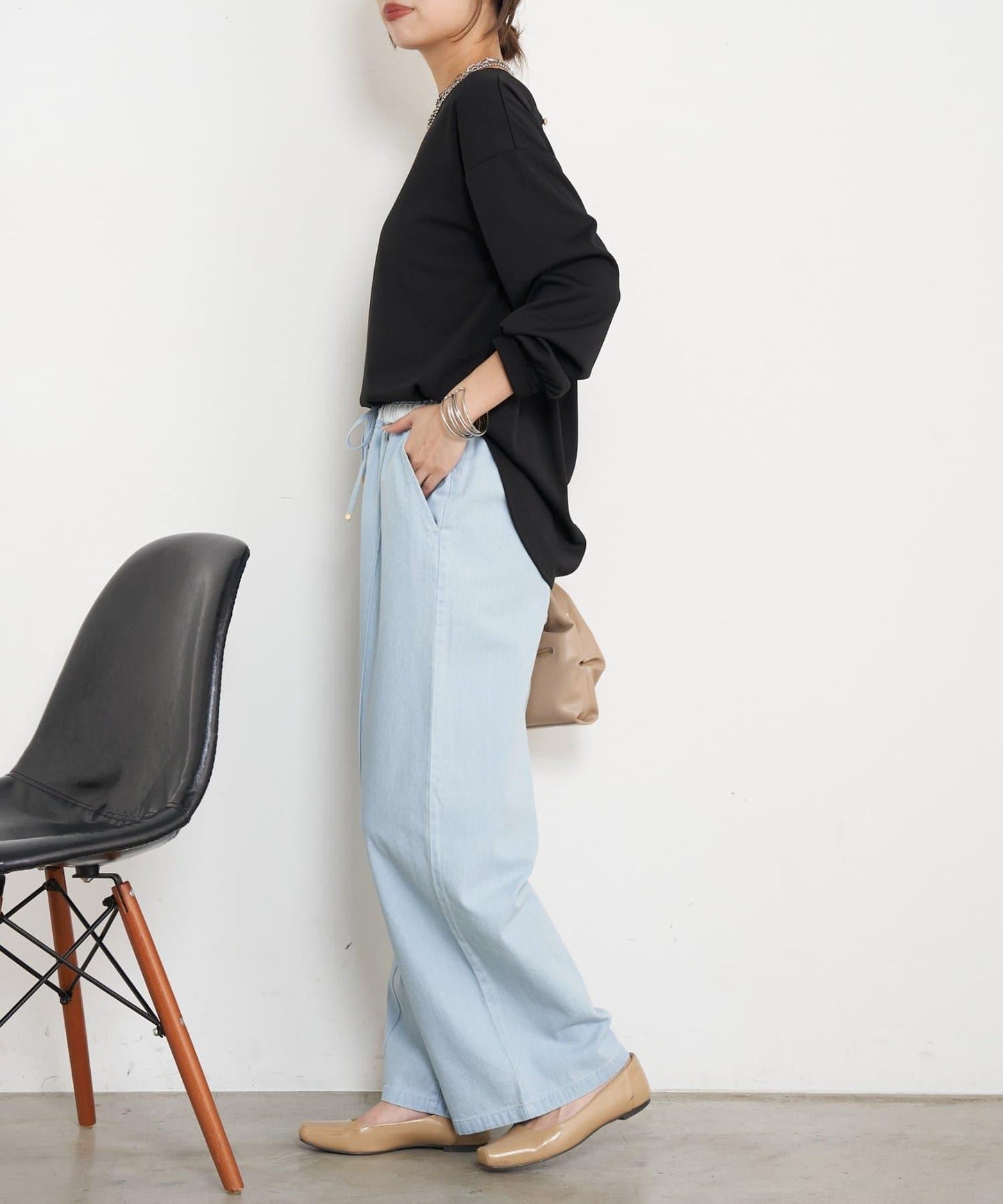 【長款 】絲光襯衫