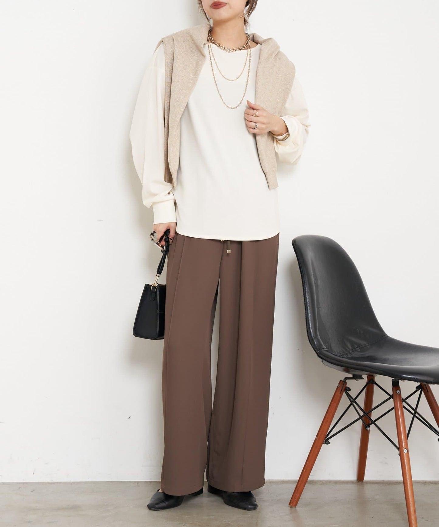 【長款 】絲光襯衫