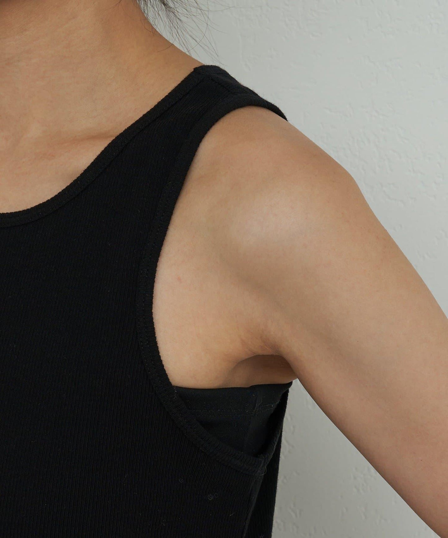 【前後兩穿】高捻彈力羅紋背心