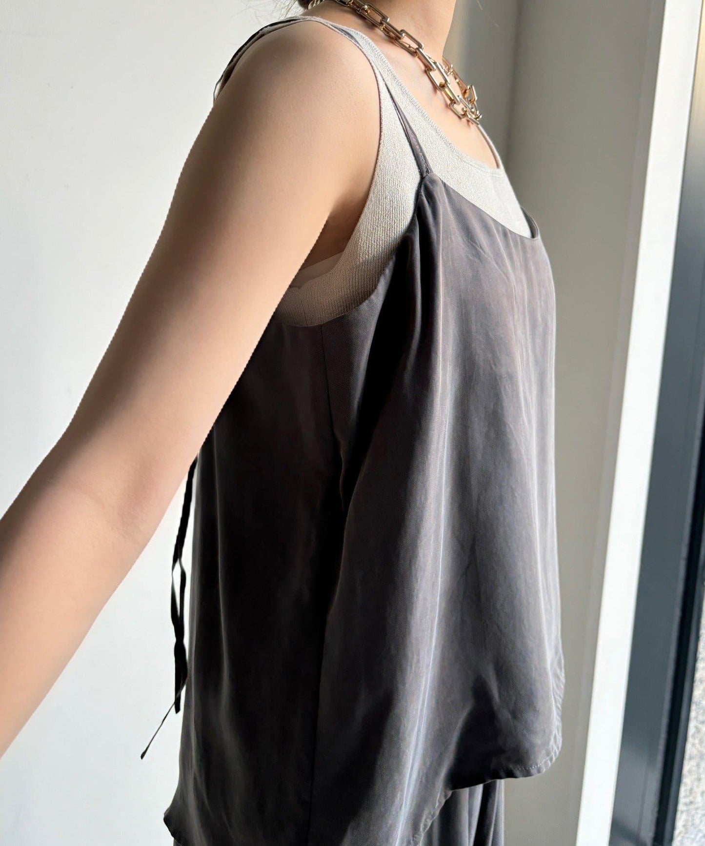 【套裝可搭配】醋酸人造絲吊帶背心
