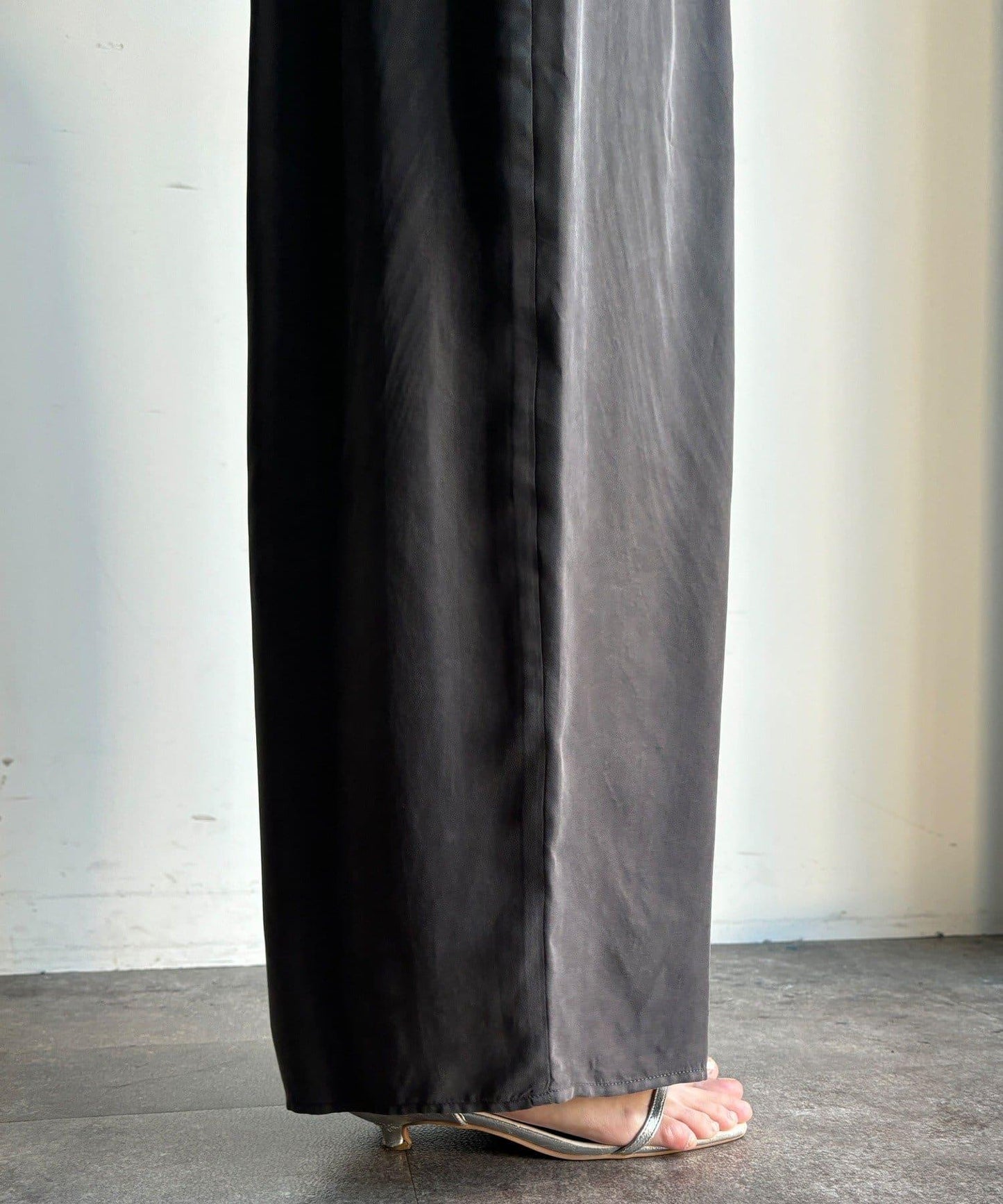 【套裝可搭配】醋酸纖維人造絲褶皺長褲