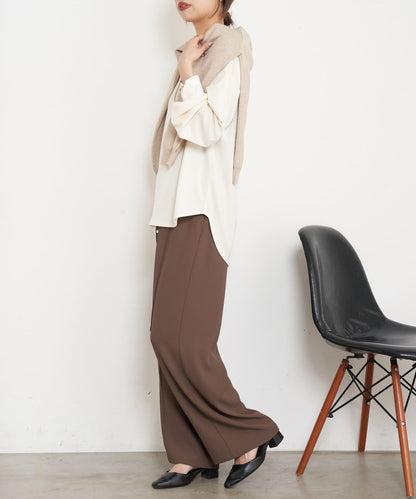 【長款 】絲光襯衫