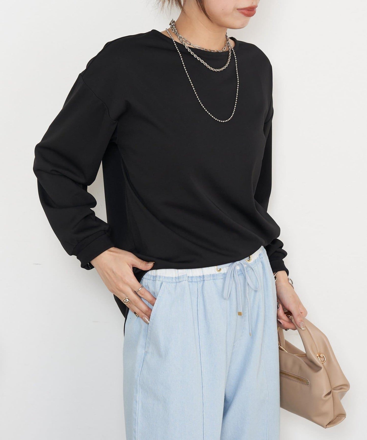 【長款 】絲光襯衫