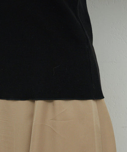 【前後兩穿】高捻彈力羅紋背心