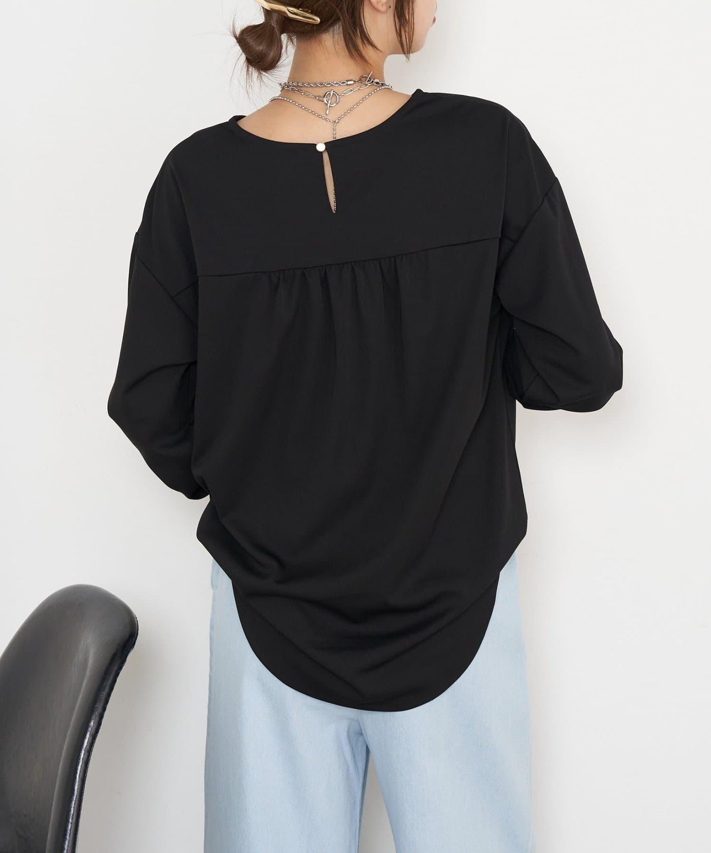 【長款 】絲光襯衫