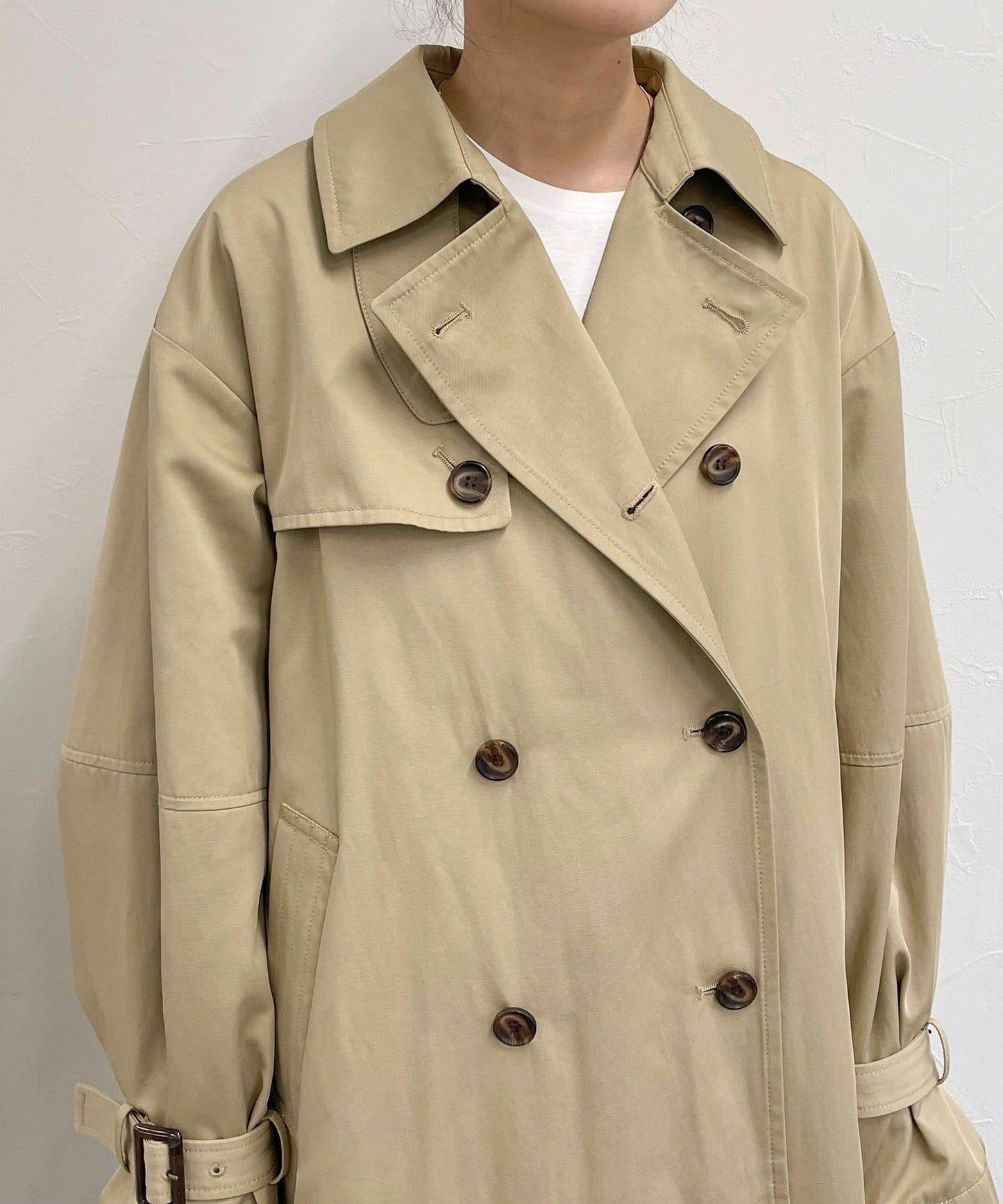 【每次即售罄的人氣單品】袖子蓬鬆設計風衣