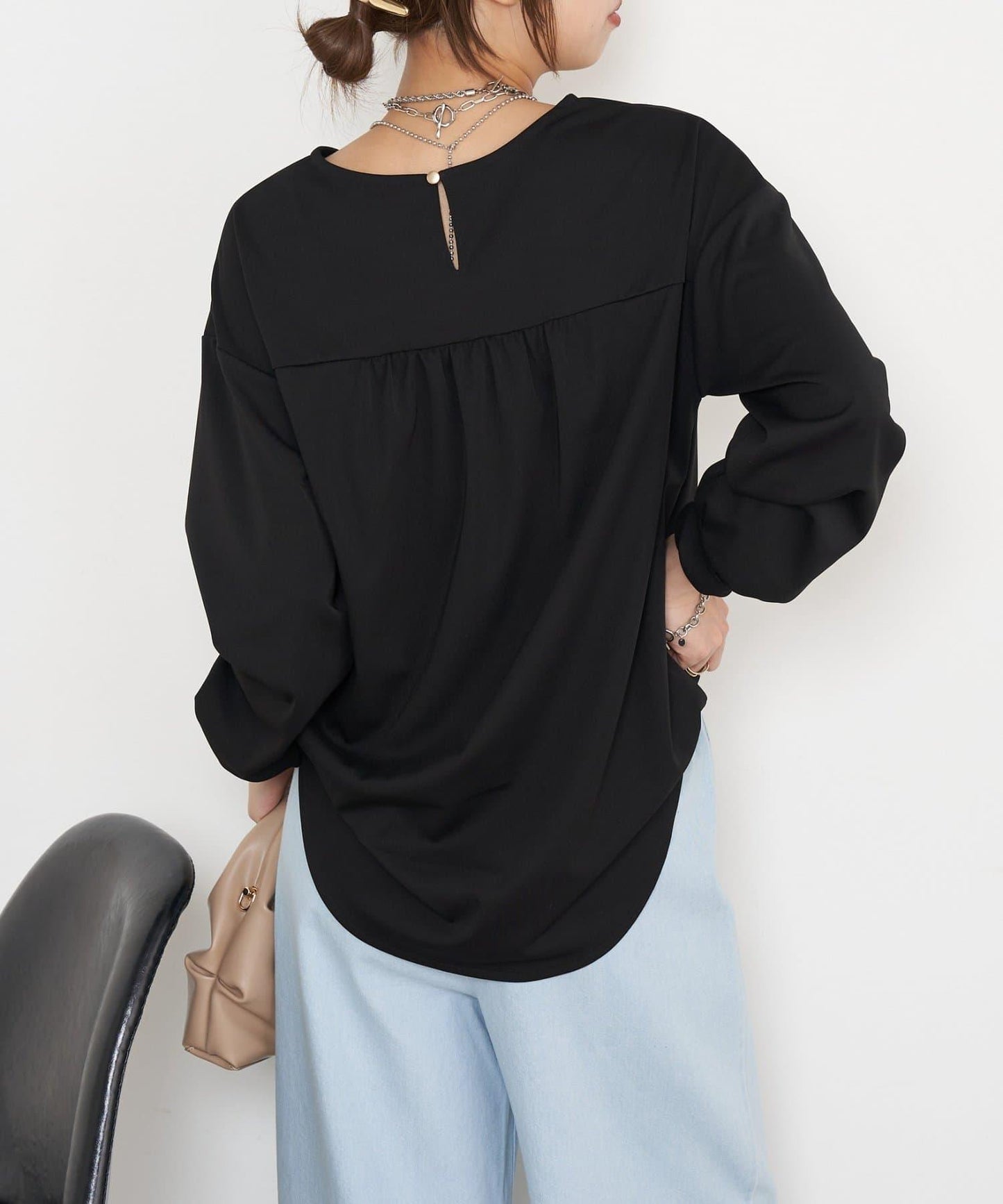 【長款 】絲光襯衫