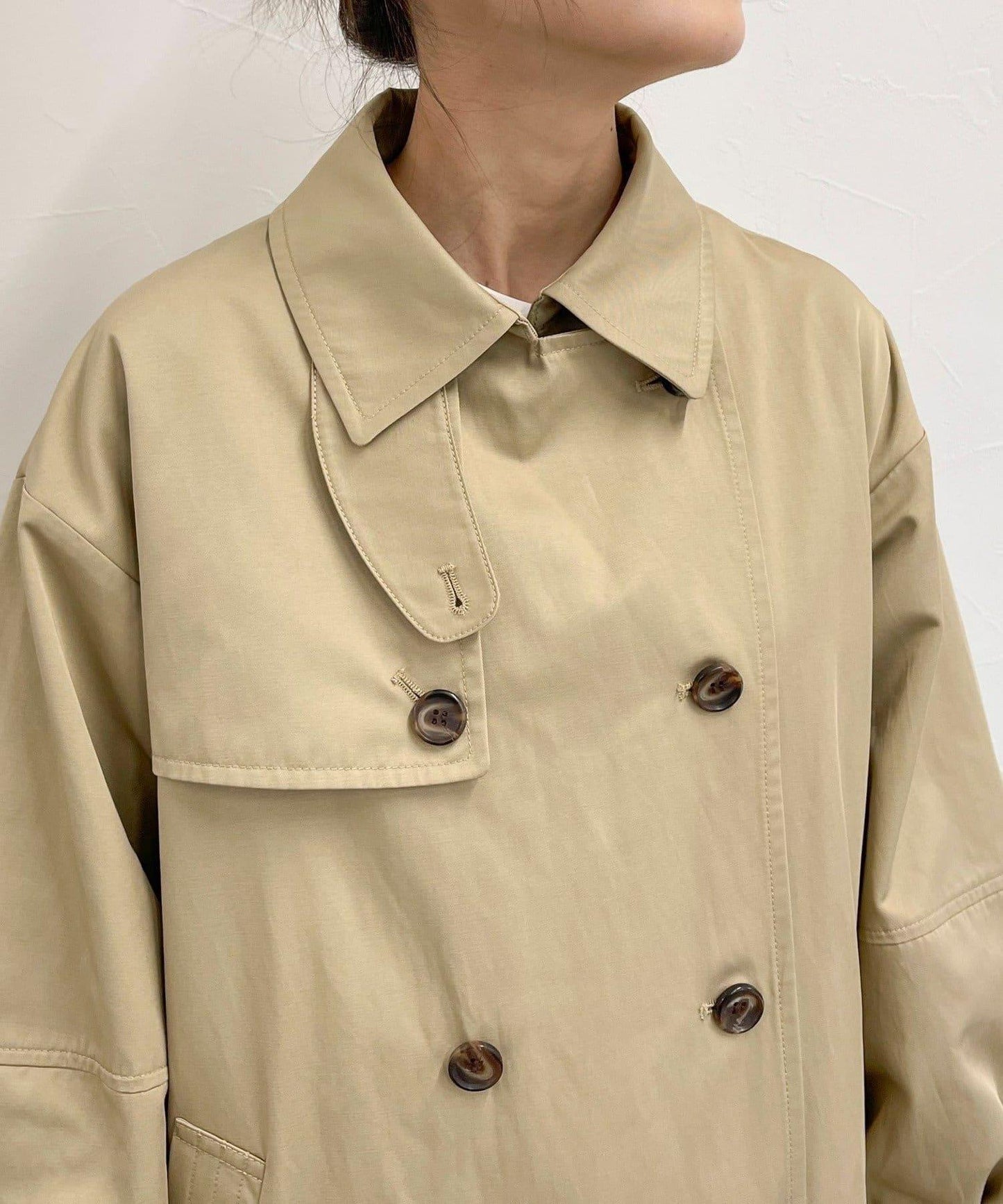 【每次即售罄的人氣單品】袖子蓬鬆設計風衣