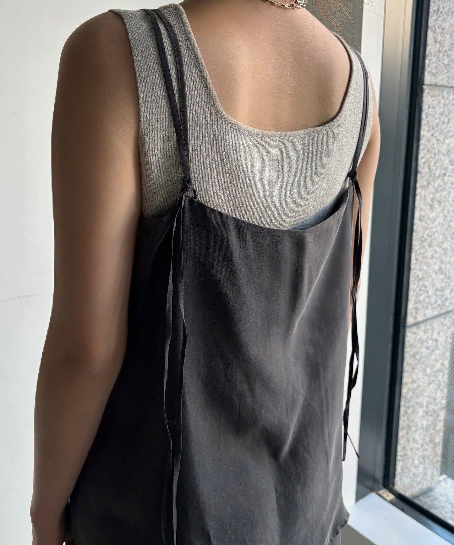 【套裝可搭配】醋酸人造絲吊帶背心