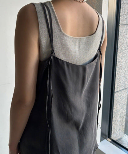 【套裝可搭配】醋酸人造絲吊帶背心