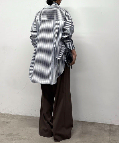 【MANAKA聯名】條紋襯衫絲巾套裝