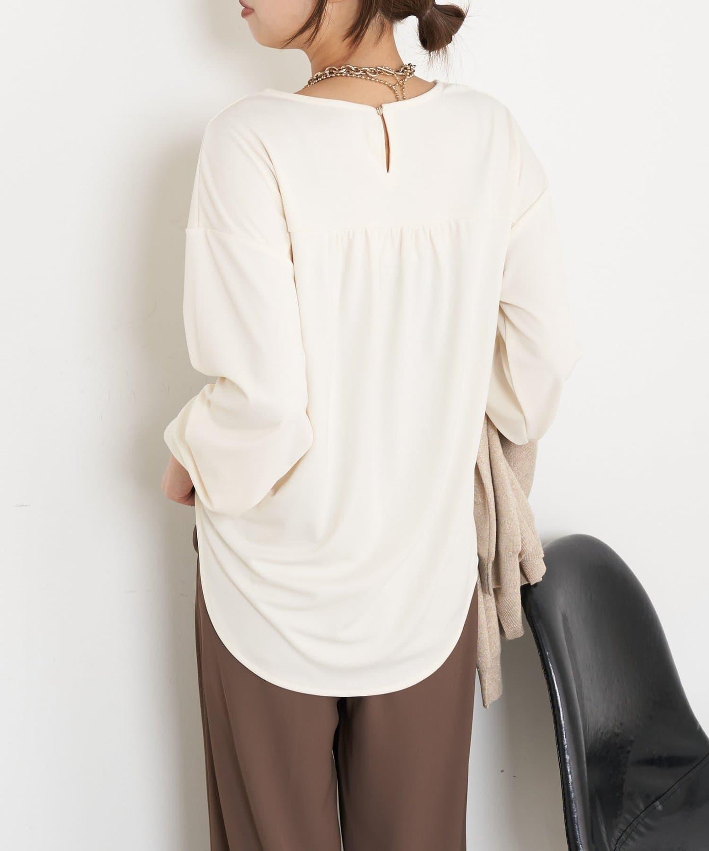 【長款 】絲光襯衫