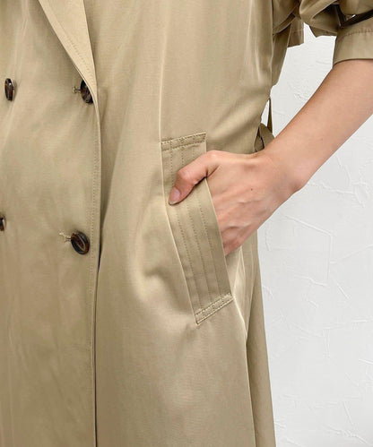 【每次即售罄的人氣單品】袖子蓬鬆設計風衣