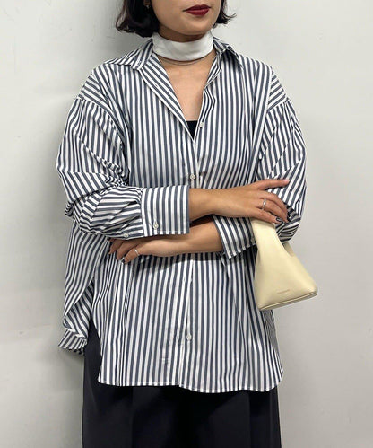 【MANAKA聯名】條紋襯衫絲巾套裝