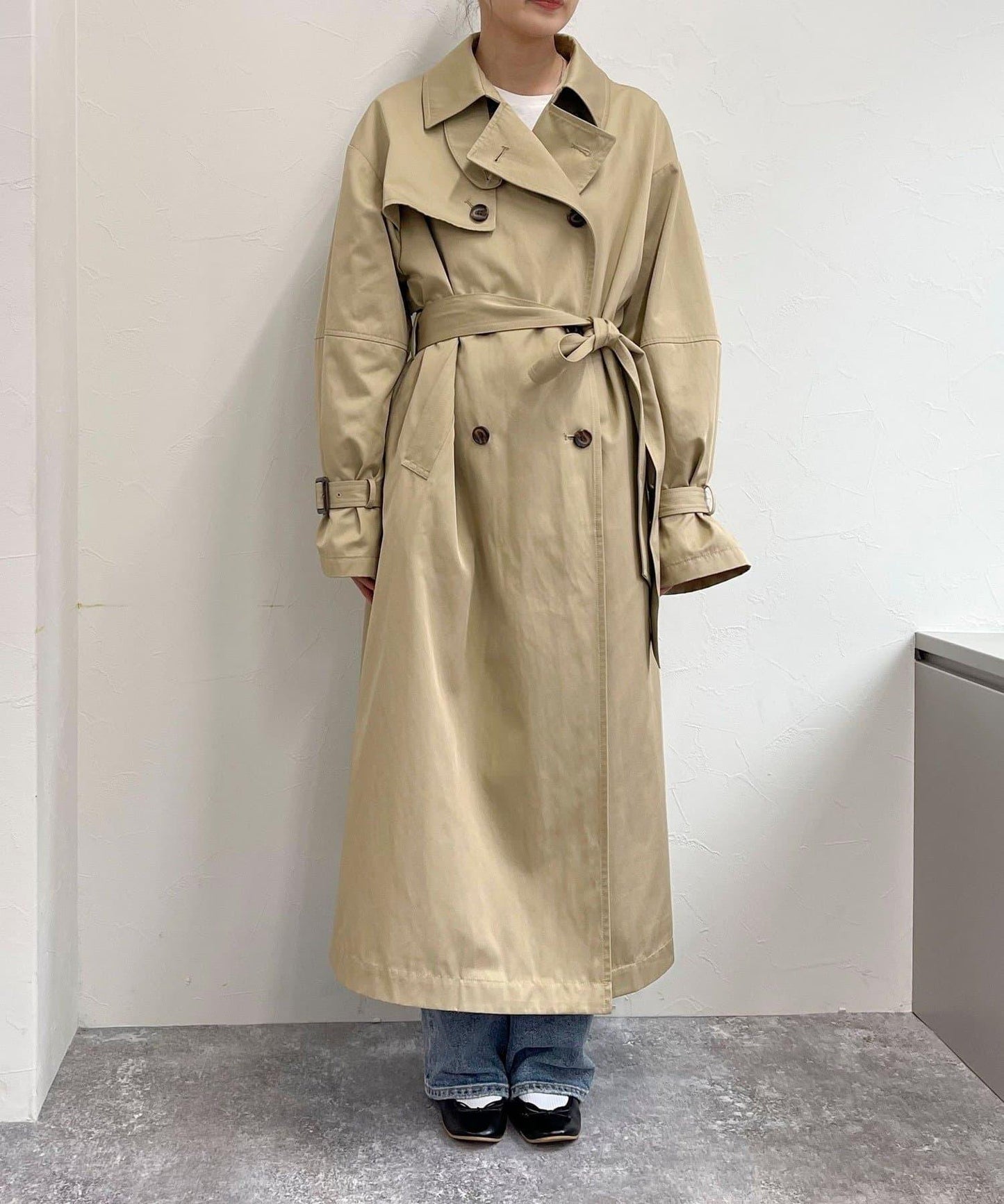 【每次即售罄的人氣單品】袖子蓬鬆設計風衣