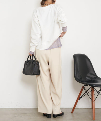 蕾絲透視針織衫