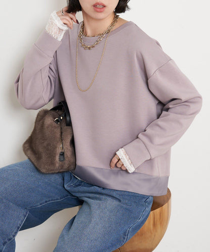 雙拉鍊紙板套頭衫