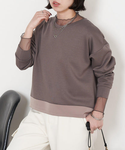 雙拉鍊紙板套頭衫