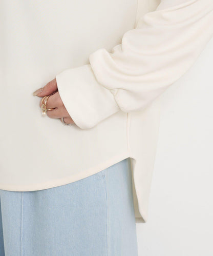 【長款 】絲光襯衫