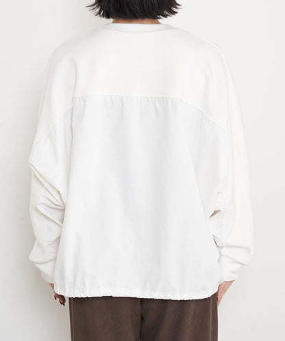 布料拼接雙面針織衛衣