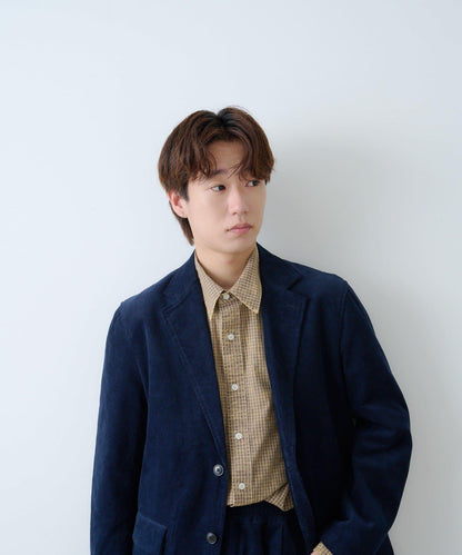 【WHIMSIC/SETUP対応】燈芯絨2粒扣西裝外套