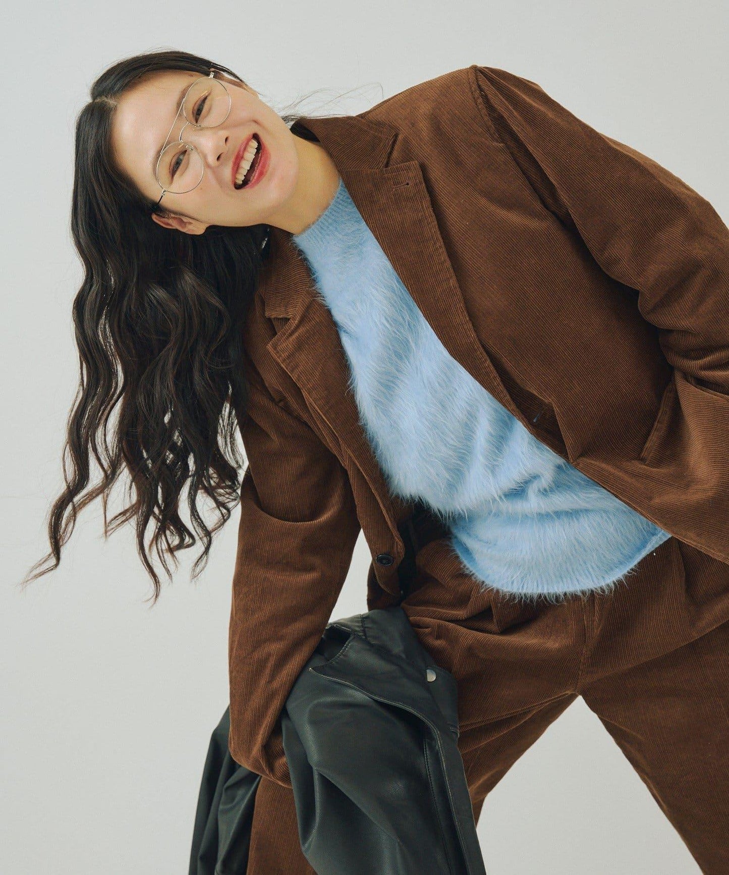 【WHIMSIC/SETUP対応】燈芯絨2粒扣西裝外套