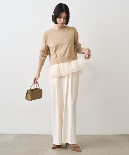 荷葉邊針織開衫