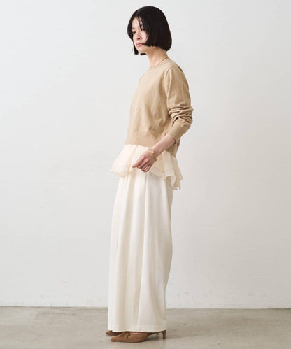 荷葉邊針織開衫