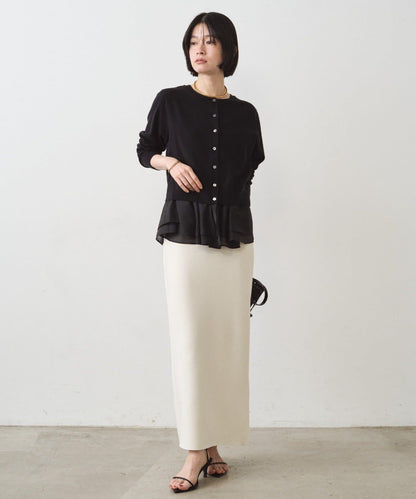 荷葉邊針織開衫