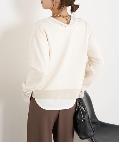 雙拉鍊紙板套頭衫