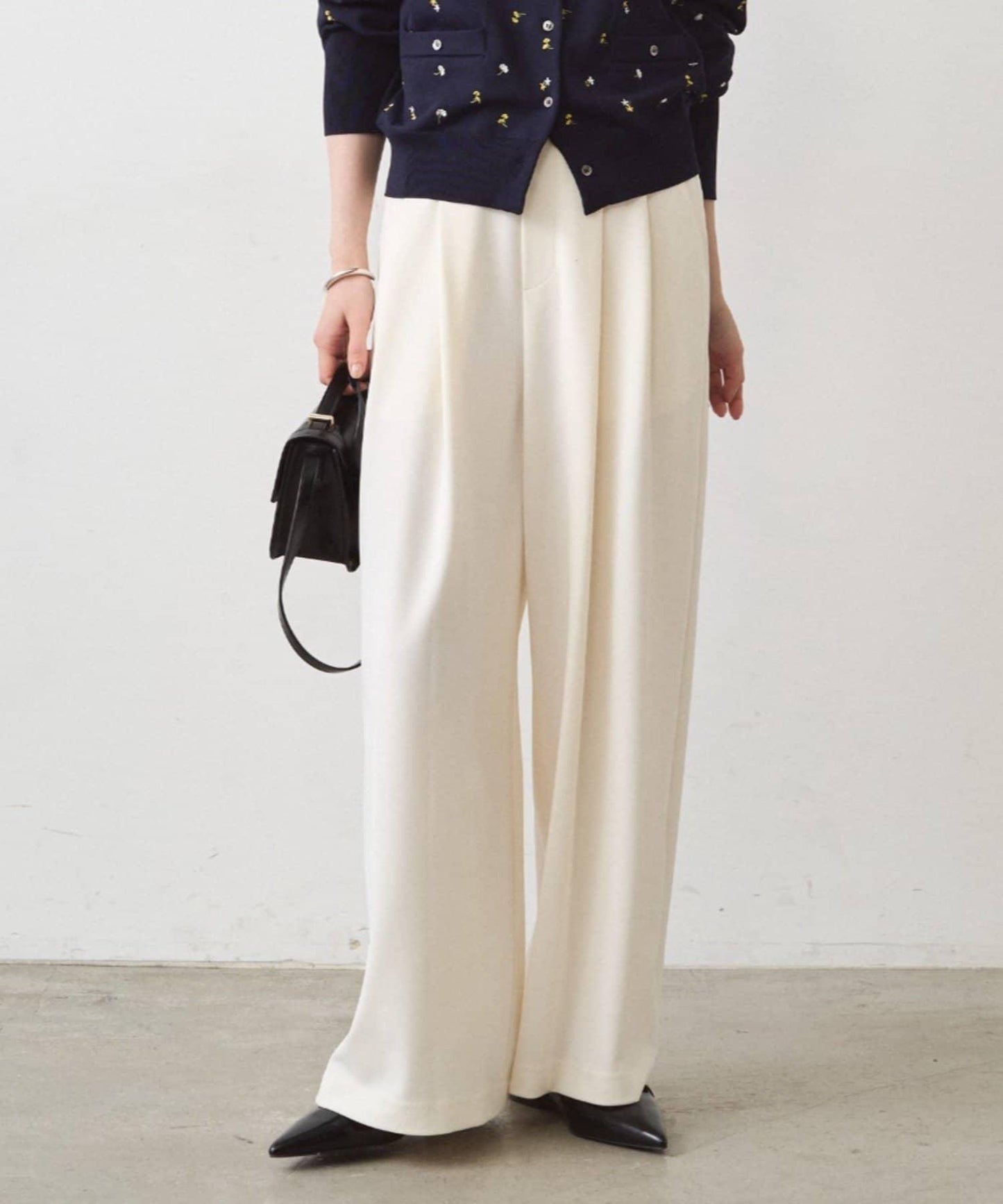 針織寬鬆休閒褲