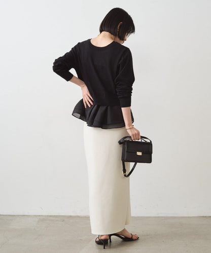 荷葉邊針織開衫