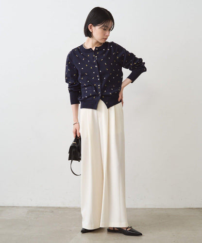 針織寬鬆休閒褲