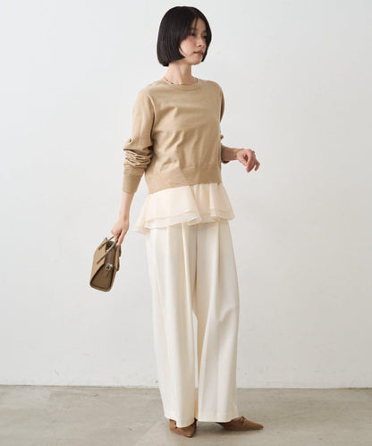 荷葉邊針織開衫