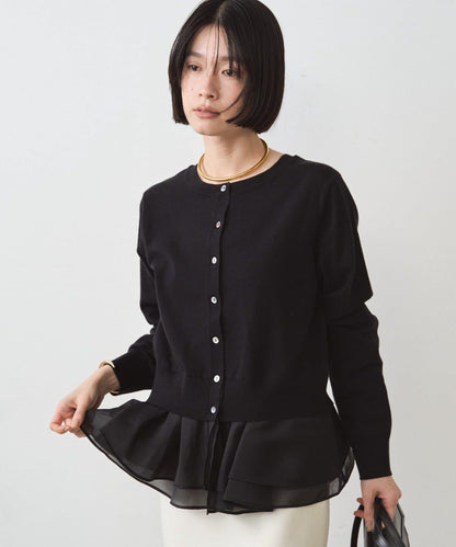 荷葉邊針織開衫