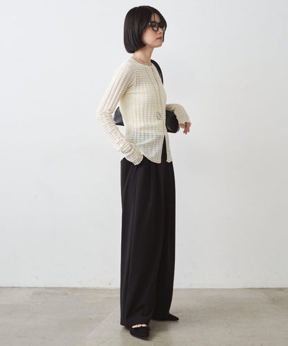 針織寬鬆休閒褲