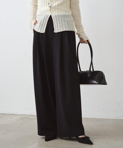 針織寬鬆休閒褲