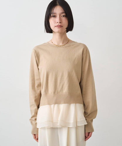 荷葉邊針織開衫